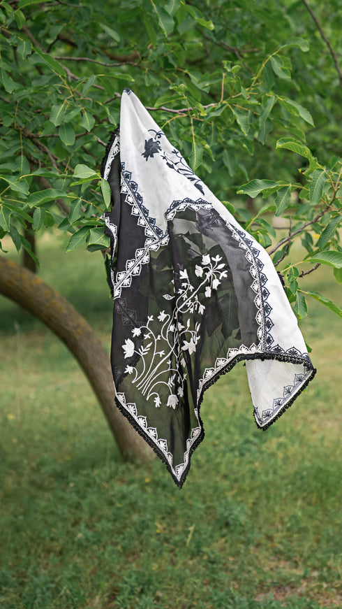 Talash Hand-Embroidered Scarf